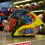 READY STOCK HELMET KYT TTR JET MERDEKA 67 LIMITED EDITION DOUBLE VISOR Motorcycle Accessories