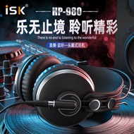 [New Style] ISK HP-980 Fully Enclosed Monitor Headset Headset Professional Recording Studio Computer K Song Anchor Live Sound Card