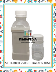 Cetakan Silikon Karet 250gr + Katalis / Silicon / Silicone Rubber RTV48 RTV 48