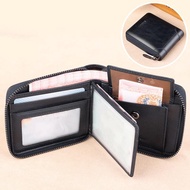 FreeHummingbird# 1 Pc Wallet for Men Rfid Blocking Bifold Zipper Wallets