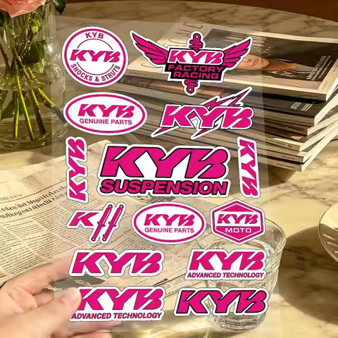 Kyb Stickers Moto Sticker Auto Body Bumper Windows Motorcycle Laptop Walls Vinyl Decal Car Tuning Ac