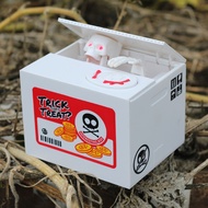 HALOWEEN PARTY Children Coin Bank Skeleton Coin Bank Prank Coin Bank Birthday Party Coin Bank Tabung