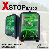 XSTOP BA80D Electric Fence Energizer (0.5Joules-10Km)