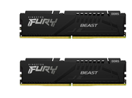หน่วยความจำ 32GB (16GBx2) DDR5 5200MHz RAM (หน่วยความจำ) KINGSTON FURY BEAST DDR5 (BLACK) (KF552C40B