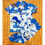 KATUN Doraemon Pajamas Blue CP Japanese Cotton 0021
