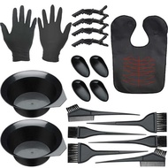 26-Piece Hair Dyeing Tool Set Dyeing Bowl Dyeing Cape Dyeing Brush Dyeing Comb Hair Treatment Beaut