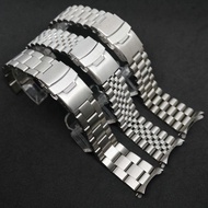 2024 High quality﹊ 蔡-电子1 Suitable for Seiko watch steel belt SEIKO No. 5 Green Water Ghost SRPD63K1 skx007 009 stainless steel bracelet