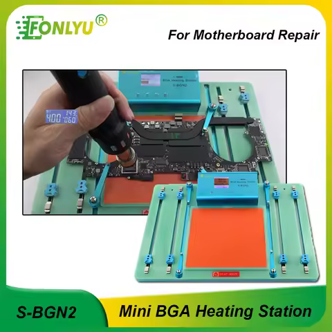 SoFix S-BGN2 Mini BGA Heating Station for Laptop Motherboard Replace the Size of CPU Graphics Card P