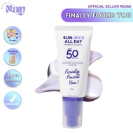 SUNRICE SUNSCREEN FINALLY FOUND YOU! SUN-RICE ALL DAY INVISIBLE UV SHIELD SUN SCREEN SPF 50 PA+++ SP