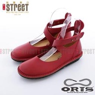 【街頭巷口 Street】 ORIS 女款新品上市扣環式蟑螂鞋款- 紅色 69207