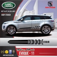 LAND ROVER EVOQUE CAR BODY STICKER SET EVOQUE - 11