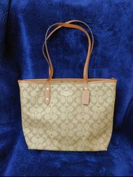 Coach Signature City Zip Tote Handbag  F58292 手袋