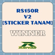 HONDA RS RS150 RS150R V2 WINNER VIETNAM RAPIDO COVERSET STANDARD  (STICKER TANAM/AIRBRUSH)