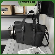 กระเป๋าถือเดินทางไนลอนสีทึบกระเป๋าถือกันน้ำความจุมากจากร้าน ZZEWEA กระเป๋าหิ้ว