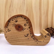 海豹牠們的手機座 白橡木 手機架