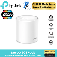TP-Link Deco X50 AX3000 Whole Home Mesh WiFi 6 System ใน 1 กล่องมี 1 2 หรือ 3 เครื่อง (สามารถเลือกซื