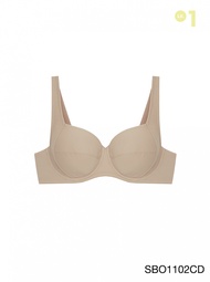 Sabina เสื้อชั้นใน มีโครง รุ่น Function Bra รหัส SBO1102 สีเนื้อเข้ม