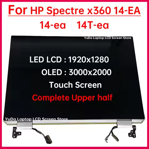 13.5" Laptop LCD Touch Screen For HP Spectre x360 14-ea 14T-ea Display Complete Assembly Replacement