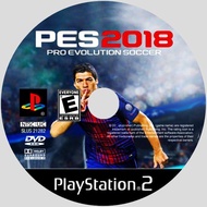PS2 PES 2018 , Pro Evolution Soccer 2018 , Dvd game Playstation 2