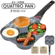 Quatro Pan 4-Compartment Non-Stick Pan (Using Induction Hob)