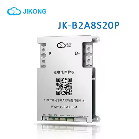 JIKONG JK BMS 200A JK-B2A8S20P Smart BMS 4S 8S 12V 24V Active Balance 2A Lifepo4 Lithium Li-Ion LTO