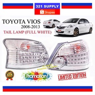 DEPO Toyota Vios NCP93 2008-2013 LED Tail Lamp Albino White // Lampu Belakang Balakang Tail Light