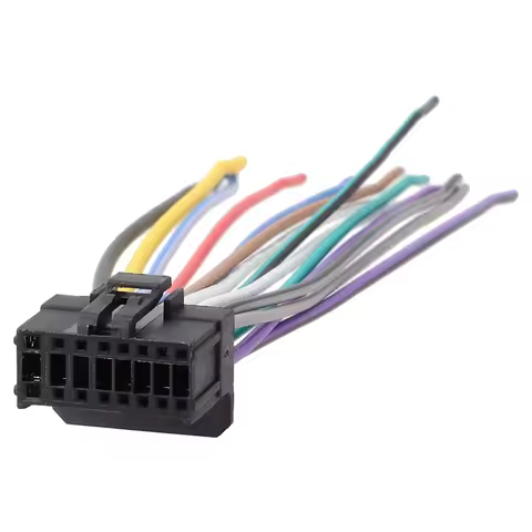 Car Radio Wire Harness Adapter Cd Dvd Connector Cable T-plug Power Cord For Pioneer DEH12D/EH12A/DEH