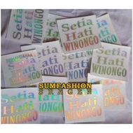 [COD] Sticker timbul / Stiker PSHW-SH winongo-pencak silat-SH Winongo
