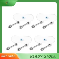 [luxiang.th] 4Pcs Acrylic Skateboard Wall Mount,Skateboard Wall Rack,Skateboard Hanger,Display Skis 