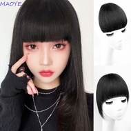 MAOYE Synthetic Wig Pads Black brown Fashion Fringe Hairpiece Neat Hair Bang Hair Extension Hair Acc