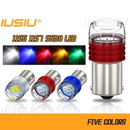 IUSIU 2PCS BEST SELLING 1156 Flash 1157 LED Brake Light P21W P21 5W Bay15d Ba15s Motorcycle Backup I