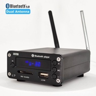 L7 HiFi Bluetooth 5.0 Receiver DAC Stereo Audio Preamp USB Music Player FM Radio Headphone amp Supports U-Disk SD