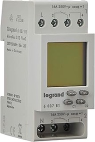 LEGRAND, MicroRex D22 Plus 2, digital weekly timer, 2 channels, 2-module for DIN rail, 230 V and 400