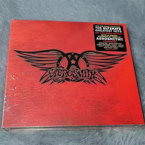 Rock band Aerosmith Music Record Greatest Hits Deluxe Album 3pcs CD Cosplay Compact Disc Walkman Car
