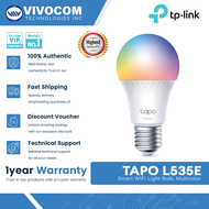 TP-Link Tapo L535E Smart WiFi Light Bulb Multicolor Extra Bright Infinite Colors.