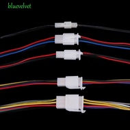 BLUEVELVET Automotive Electrical Wire 20CM 1/2/3/4/6/9 pin Terminal Plug Kits Quick Connection Motorcycle Ebike Male Female Terminal Cable