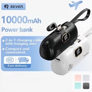 Capsule power bank 10000mah Power Bank CCC Certification Built Cables Included For ip Mini Portable 