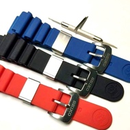 Seiko DIVER Rubber Silicone Watch Strap SEIKO DIVER 22mm Watch Strap