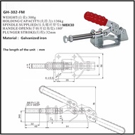 Quick Clamp GH 302-FM Sliding Clamp Presser Fixing Clamp SD LD HS CH BRH