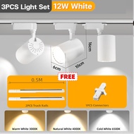 ไฟติดราง LED ไฟติดเพดาน 220V ไฟส่องเพดาน ไฟติดรางเชิงเส้น LED 12/20/30/40W อลูมิเนียมสำหรับห้องนั่งเ