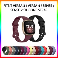 Fitbit Versa 3 4 Fitbit Sense Sense 2 Watch Silicone Replacement Strap