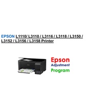EPSON  Resetter L1110/ L3110 / L3116 / L3118 / L3150 / L3152 / L3156 / L3158 -latest 2024