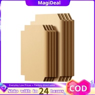 magideal Letter Size Kraft Paper Book Cover Adjustable Textbook Protector School Book Jacket with Na