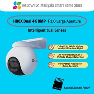 EZVIZ H80x Dual 4K Smart WiFi Outdoor Camera Colorfull Night Vision AI Auto Tracking 360° Pan Tilt