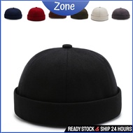 CP03 Zone Korean Style  Mikihat Sailor Cap Men Women Hip Hop Brimless Docker Hat Casual Topi Kopiah 