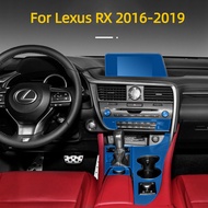 Car Door Center Console Media Dashboard Navigation TPU Anti-scratch Protector Film For Lexus RX 2016-2019 Car Accessories