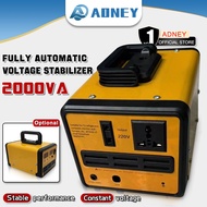 AVR 2000W Automatic Voltage Regulator 2000VA/1500VA/1000VA/500VA Servo Type AVR Time Delay