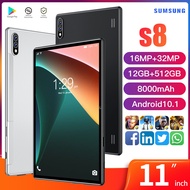 Original Tablet Sansung Galaxy S8 Tab Free Gift 12GB RAM+512GB ROM 4K Full Screen 10.8inch WiFi Gala