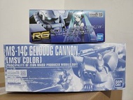 清位 2盒 全新 PB 港魂 RG 1/144 MS-06S ZAKUⅡ [HATSUNE MIKU Ver.]  MG 1/100 MS-14C GELGOOG CANNON (MSV COLOR)