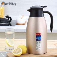 2L 304 Stainless Steel Vacuum Insulated Flask with Press Button Thermal Flask PLUS AIR PANAS PLUS TA